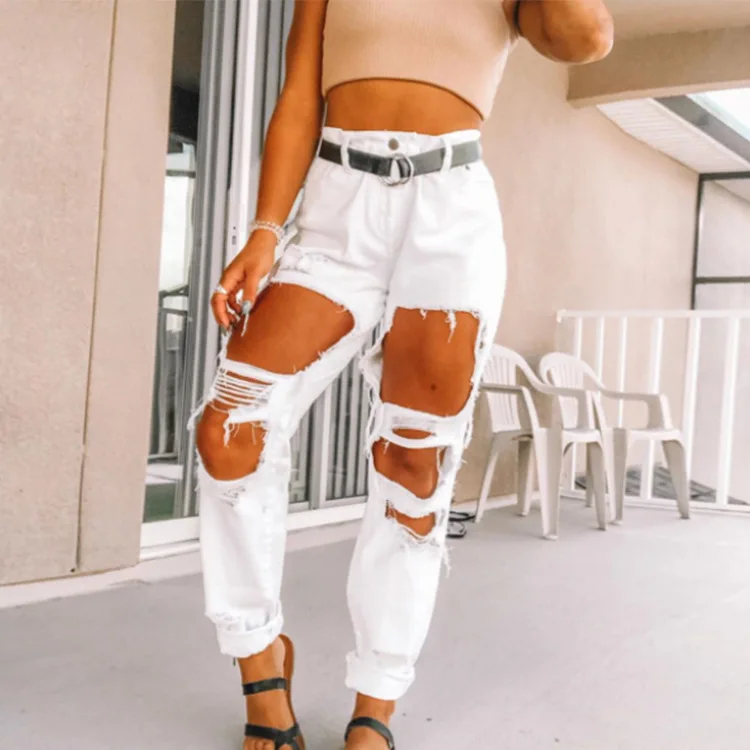 Cargo Sexy Jeans Women Jeans Trousers Cool Pants For Women Lagy Jeans Pure White Water Ripped Denim Trousers For Women
Cargo Sexy Jeans Women Jeans Trousers Cool Pants For Women Lagy Jeans Pure White Water Ripped Denim Trousers For Women