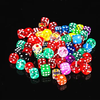 10PCS Table Games Dice 6 Sided Funny Toy Acrylic Round Corner Board Digital Portable Party Gambling Game Cubes 16mm
10PCS Table Games Dice 6 Sided Funny Toy Acrylic Round Corner Board Digital Portable Party Gambling Game Cubes 16mm