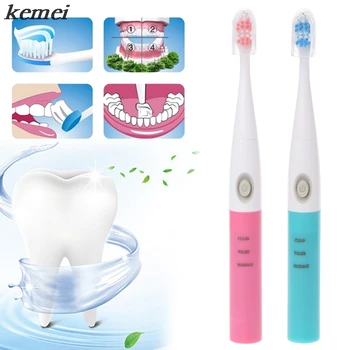 1set Sonic Electric Toothbrush Adult Automatic Soft-bristled Portable Dry Battery Power With Three Heads 
1set Sonic Electric Toothbrush Adult Automatic Soft-bristled Portable Dry Battery Power With Three Heads