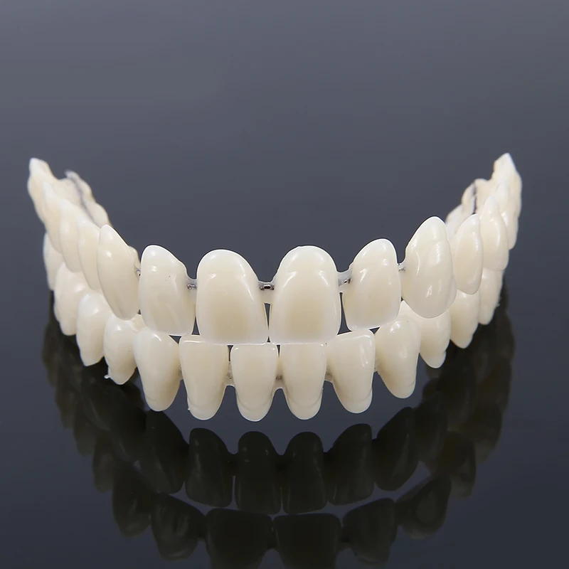 Anti-whitening Fake Tooth Cover Full Set Upper Lower Shade Dental Synthetic Resin False Fake Teeth Denture Care
Anti-whitening Fake Tooth Cover Full Set Upper Lower Shade Dental Synthetic Resin False Fake Teeth Denture Care