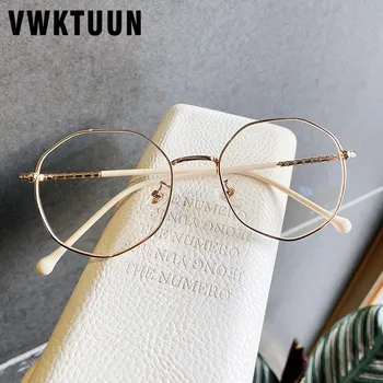 VWKTUUN Irregular Eyeglasses Frames Round Optical Frames Vintage Women Metal Glasses Frames Big Computer Glasses Anti Blue Light
VWKTUUN Irregular Eyeglasses Frames Round Optical Frames Vintage Women Metal Glasses Frames Big Computer Glasses Anti Blue Light