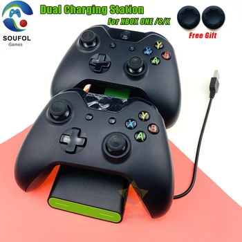 Portable Dual Charging Station Dock Wireless Controller Charger for XBOX ONE/ONE X/ONE S Gamepad Controller Accessories
Portable Dual Charging Station Dock Wireless Controller Charger for XBOX ONE/ONE X/ONE S Gamepad Controller Accessories