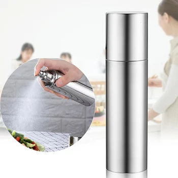 240 ML Durable Cooking Salad Oil Spray Bottle BBQ Kitchen Empty Tool Stainless Steel Anti Slip Threaded with Cap Press Accessory
240 ML Durable Cooking Salad Oil Spray Bottle BBQ Kitchen Empty Tool Stainless Steel Anti Slip Threaded with Cap Press Accessory