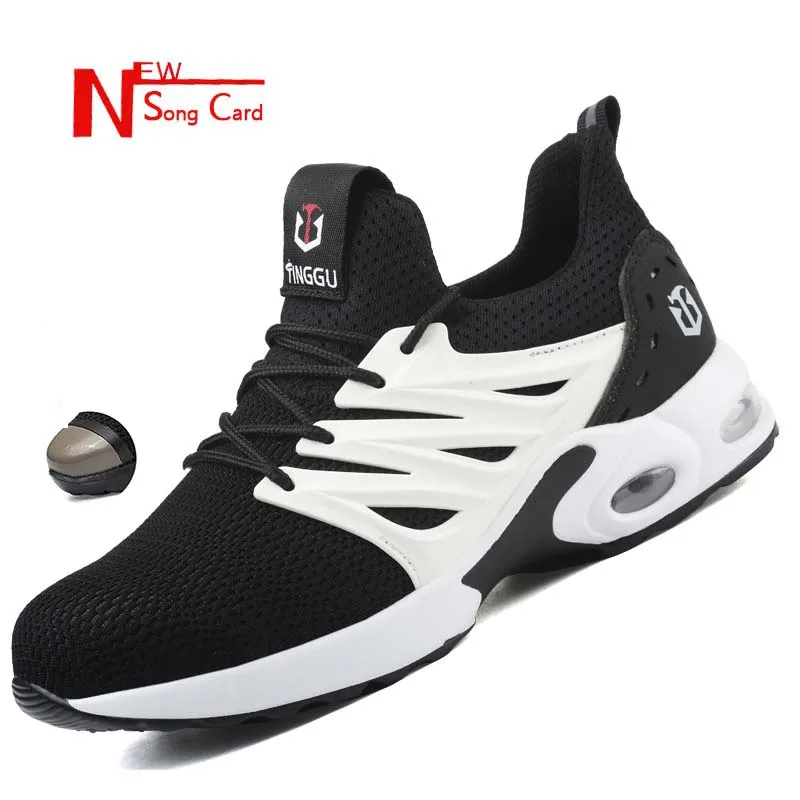 Lightweight Men and Women Steel Toe Safety Shoes Anti Smashing Breathable Mesh Air Cushion Work Boots Indestructible Men Shoes
Lightweight Men and Women Steel Toe Safety Shoes Anti Smashing Breathable Mesh Air Cushion Work Boots Indestructible Men Shoes