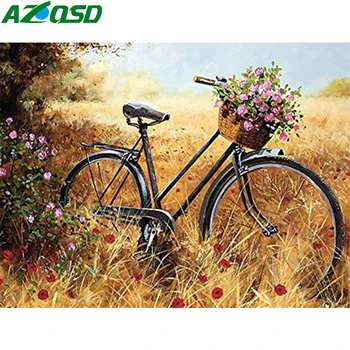 AZQSD 5D Diamond Pianting Bicycle Needlework DIY Diamond Mosaic Cross Stitch Rhinestones Embroidery Landscape Home Decortion
AZQSD 5D Diamond Pianting Bicycle Needlework DIY Diamond Mosaic Cross Stitch Rhinestones Embroidery Landscape Home Decortion