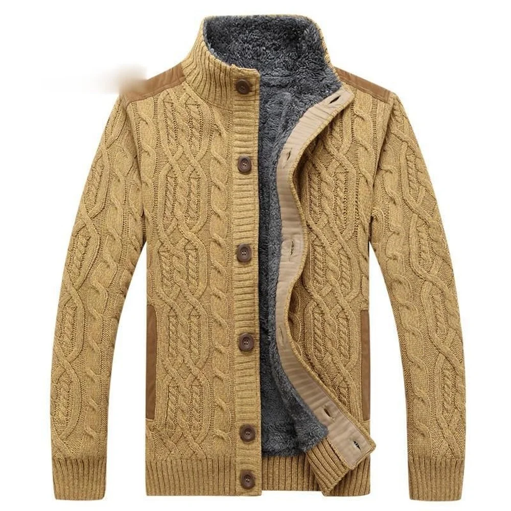Pattern Knitwear Cardigan Men Sweater Men Winter Warm Thick Velvet Sweatercoat Single-breasted Casual Men Sweater New Fashion
Pattern Knitwear Cardigan Men Sweater Men Winter Warm Thick Velvet Sweatercoat Single-breasted Casual Men Sweater New Fashion