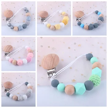 Baby Teether Eco-friendly Pacifier Clips Holder Chain Personality Handmade Silicone Pacifier Chains Safe Teething Chain
Baby Teether Eco-friendly Pacifier Clips Holder Chain Personality Handmade Silicone Pacifier Chains Safe Teething Chain