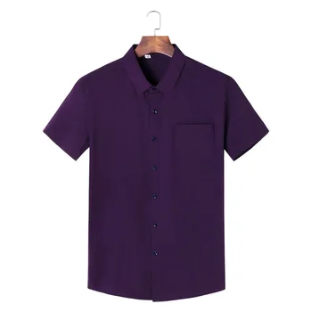 Big Ma Male Big Size Short Sleeve Shirt Fat Man Plus Fat plus Solid Color Half Sleeve Fat Men Shirt Loose
Big Ma Male Big Size Short Sleeve Shirt Fat Man Plus Fat plus Solid Color Half Sleeve Fat Men Shirt Loose
