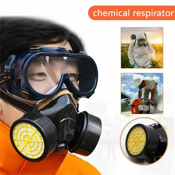 Actived Carbon Filter Respirator Military Gas Mask Safety Anti-Dust Smoke Protective Face Cover Personal Emergency Respirator
Actived Carbon Filter Respirator Military Gas Mask Safety Anti-Dust Smoke Protective Face Cover Personal Emergency Respirator