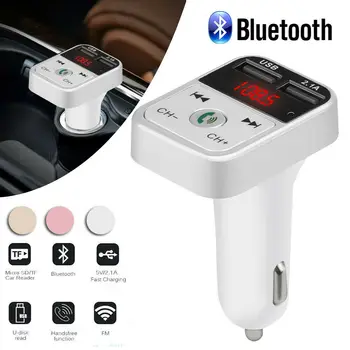 Car Handsfree Wireless Bluetooth Kit FM Transmitter LCD Car MP3 Player USB Charger FM Modulator Car Accessories Dropshipping
Car Handsfree Wireless Bluetooth Kit FM Transmitter LCD Car MP3 Player USB Charger FM Modulator Car Accessories Dropshipping