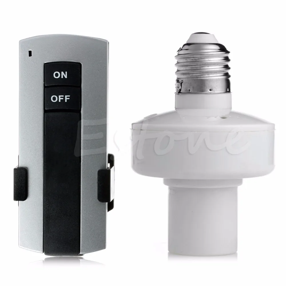 New E27 Screw Wireless Remote Control Light Lamp Bulb Holder Cap Socket SwitchDrop ship
New E27 Screw Wireless Remote Control Light Lamp Bulb Holder Cap Socket SwitchDrop ship