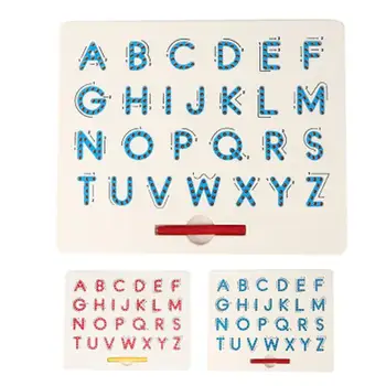 26 Alphabet Number Writing Memo Board Magnetic Tablet Drawing Board Pad Toy Bead Magnet Stylus Pen Learning Educational Kid Toy
26 Alphabet Number Writing Memo Board Magnetic Tablet Drawing Board Pad Toy Bead Magnet Stylus Pen Learning Educational Kid Toy