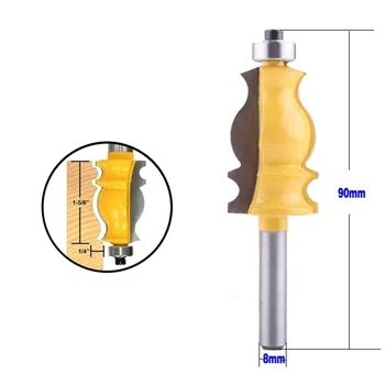 5PCS 8mm Shank Casing&Base Molding Router Bit Set CNC Line Cutter Woodworking Suitable For Wood MDF Particleboard
5PCS 8mm Shank Casing&Base Molding Router Bit Set CNC Line Cutter Woodworking Suitable For Wood MDF Particleboard