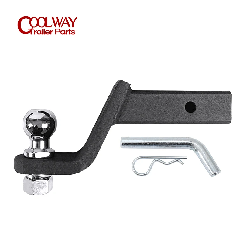 

4 Inch Towbar Tongue Ball Mount With Towball And Hitch Pin RV Parts Car Camper Accessories Caravan Components