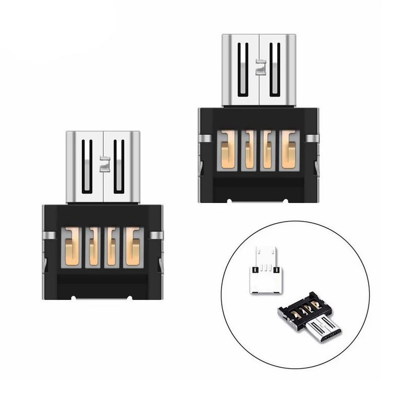 OTG USB-адаптер Micro USB Разъем Mini адаптер для смартфонов и планшетов Android