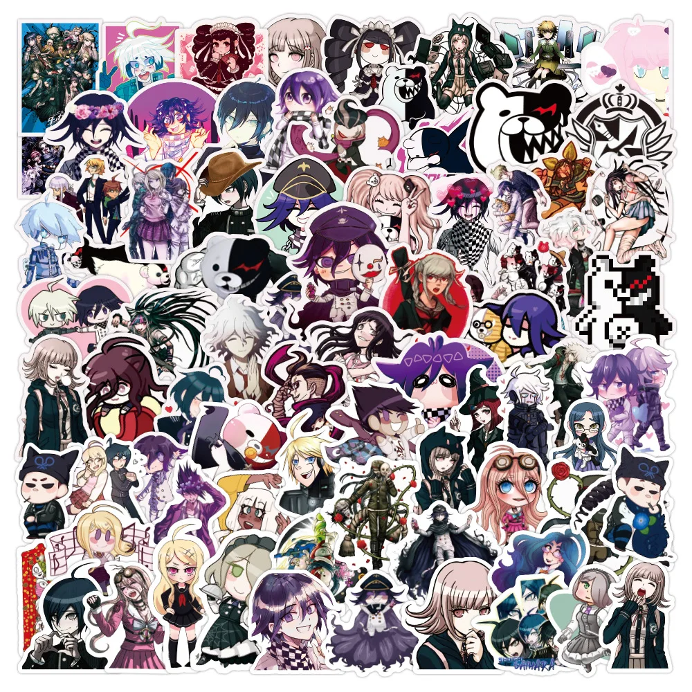 100PCS Danganronpa Game Stickers Snowboard Laptop Luggage Fridge Guitar Graffiti Waterproof Classic Toy Stickers Sticker
100PCS Danganronpa Game Stickers Snowboard Laptop Luggage Fridge Guitar Graffiti Waterproof Classic Toy Stickers Sticker