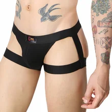 Jockstrap Mens Sexy Low Rise Pouch Briefs G-string Backless Strappy Bondage Underwear Buttocks Hollow Low Waist Short Panties
Jockstrap Mens Sexy Low Rise Pouch Briefs G-string Backless Strappy Bondage Underwear Buttocks Hollow Low Waist Short Panties