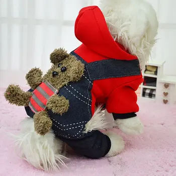 Dog Clothes Pet Thickened Four-legged Cotton Coat pet supplies dogRedS
Dog Clothes Pet Thickened Four-legged Cotton Coat pet supplies dogRedS