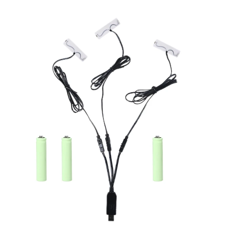 3in1 AA Battery Eliminator USB Power Supply Replace 1-4pcs1.5V AA Batteries for Clock Toys Holiday Lights Gameboy Radio
3in1 AA Battery Eliminator USB Power Supply Replace 1-4pcs1.5V AA Batteries for Clock Toys Holiday Lights Gameboy Radio