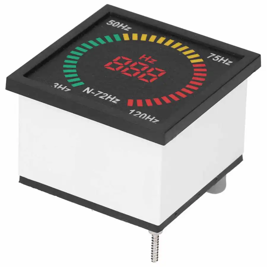 medidor de frecuencia n-72hz 3‑120hz indicador de señal pantalla digit 