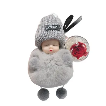 Plush keychain Cute Doll Doll Plush Car keychain Korean Female Gift Key Chain Bag Pendant DIY Eternal Flower
Plush keychain Cute Doll Doll Plush Car keychain Korean Female Gift Key Chain Bag Pendant DIY Eternal Flower