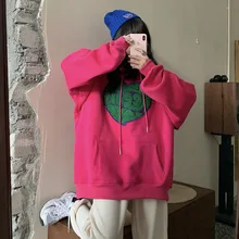 Letter Love Heart Embroidery Hooden Sweatshirts Women Warm Fleece Loose Casual Pullover Hoodies Autumn Winter Fashion Leisure
Letter Love Heart Embroidery Hooden Sweatshirts Women Warm Fleece Loose Casual Pullover Hoodies Autumn Winter Fashion Leisure