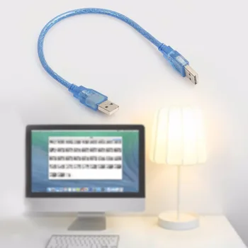 30cm USB 2.0 Extension Cable Male To Male USB Extension Cord Anti-interference Copper Core USB Short Cable
30cm USB 2.0 Extension Cable Male To Male USB Extension Cord Anti-interference Copper Core USB Short Cable