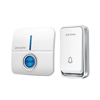 ZOGIN Wireless Doorbell Led Light with 51 Chime Waterproof Push Button Receivers 150M Long Range for Home Security Eu Plug 
ZOGIN Wireless Doorbell Led Light with 51 Chime Waterproof Push Button Receivers 150M Long Range for Home Security Eu Plug