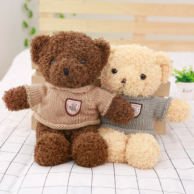 British Style Sweater Teddy Bear Hug Bear Pacify Little Bear Plush Toys Doll Children Girl'S 
British Style Sweater Teddy Bear Hug Bear Pacify Little Bear Plush Toys Doll Children Girl'S
