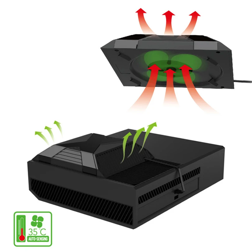 Cooler for xbox one Game console Automatic Sensing Cooling Fan Game Host Temperature Control Fan Game Accessories for xBox One
Cooler for xbox one Game console Automatic Sensing Cooling Fan Game Host Temperature Control Fan Game Accessories for xBox One