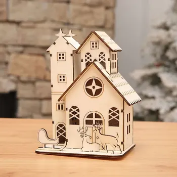 Night Light Multi Pattern Gifts LED Christmas Church Light Wooden House Glowing Ornaments Wood Color Woody Tabletop Lamp
Night Light Multi Pattern Gifts LED Christmas Church Light Wooden House Glowing Ornaments Wood Color Woody Tabletop Lamp