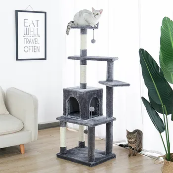Luxury Pet Cat Tree Multi-Level Tower Condo House Scratcher Post Toy for Cat Kitten Cat Jumping Toy with Ladder Playing Tree
Luxury Pet Cat Tree Multi-Level Tower Condo House Scratcher Post Toy for Cat Kitten Cat Jumping Toy with Ladder Playing Tree