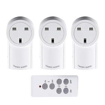 Universal UK Socket Plug RF 433mhz Wireless Remote Control Light Switch Smart Home Automation Compatible Broadlink RM4 Pro
Universal UK Socket Plug RF 433mhz Wireless Remote Control Light Switch Smart Home Automation Compatible Broadlink RM4 Pro