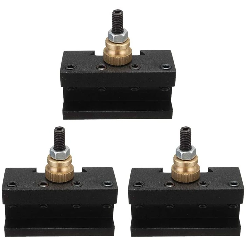 3Pcs Mini Lathe Quick Change Tools Post Holder Kit (1/4-1/2Inch), CNC Boring/Turning/Facing Holder Set
3Pcs Mini Lathe Quick Change Tools Post Holder Kit (1/4-1/2Inch), CNC Boring/Turning/Facing Holder Set
