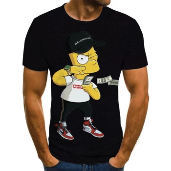 2020 New Cartoon 3D Streetwear T-shirt Graphic Funny Simpson Men's and Women's T-shirt Tee Harajuku T-shirt
2020 New Cartoon 3D Streetwear T-shirt Graphic Funny Simpson Men's and Women's T-shirt Tee Harajuku T-shirt