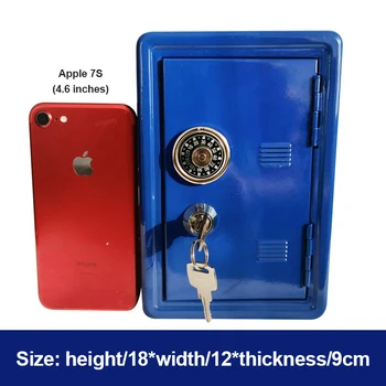 Security Lock Key Safe Storage Box To Guard Money Cash Coins Jewelry Key Cash Mini Metal Safe Piggy Bank Key Lock Box
Security Lock Key Safe Storage Box To Guard Money Cash Coins Jewelry Key Cash Mini Metal Safe Piggy Bank Key Lock Box