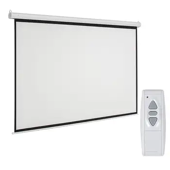92 inch 16:9 Projection Screen Electric Motorized Projector Screen with Remote Control US Plug
92 inch 16:9 Projection Screen Electric Motorized Projector Screen with Remote Control US Plug