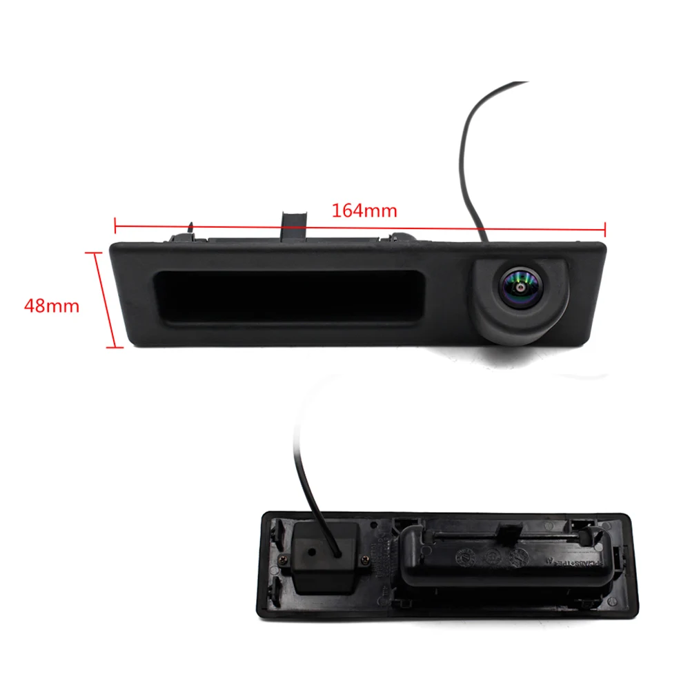 Камера заднего вида рыбий глаз с ручкой багажника 1080P для BMW 2 3 5 7 серии X1 X3 X4 X5 F30 F32