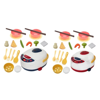 22Pcs Kitchen Pretend Play Cooking Toys Simulation Household Appliances for Children Rice Cooker
22Pcs Kitchen Pretend Play Cooking Toys Simulation Household Appliances for Children Rice Cooker