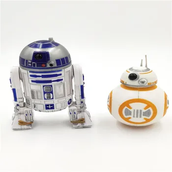 Stars Awakens BB8 Skywalker Wars Robot R2-D2 Stormtroopers Darth Vader Chewbaccas PVC Action Figure model Toys Gift For Kids
Stars Awakens BB8 Skywalker Wars Robot R2-D2 Stormtroopers Darth Vader Chewbaccas PVC Action Figure model Toys Gift For Kids