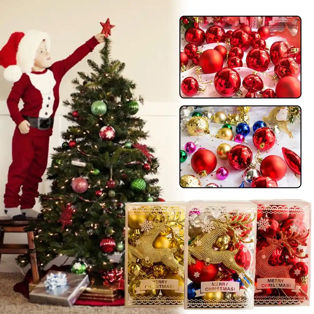 ball baubles hanging ornament for home christmas decoration