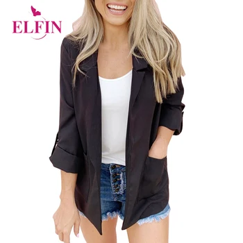 Office Lady Black Coats And Jackets Women Turn Down Collar Elegant Casual Streetwear Womens Jackets And Coats 2019 SJ3723R
Office Lady Black Coats And Jackets Women Turn Down Collar Elegant Casual Streetwear Womens Jackets And Coats 2019 SJ3723R