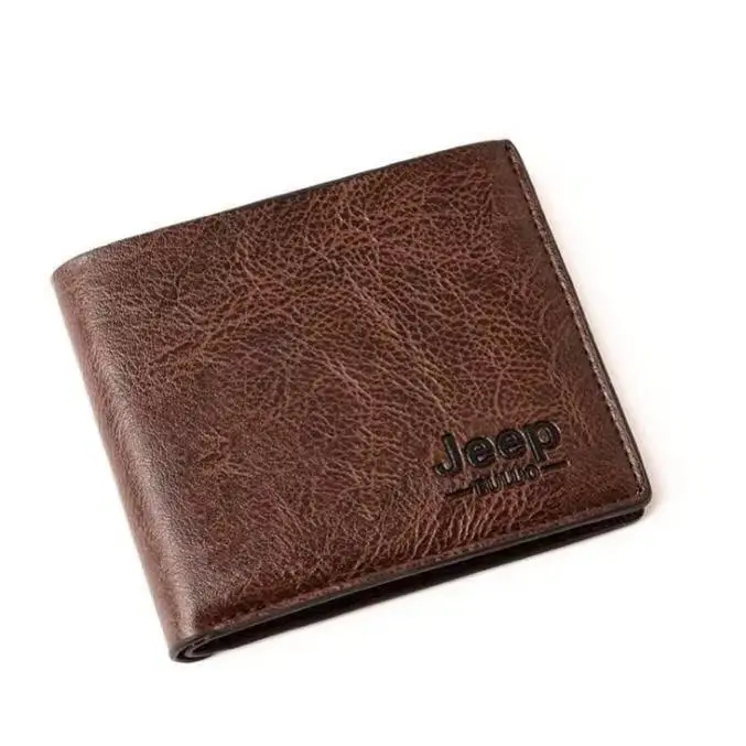 Top 2020 Vintage Men Leather Brand Luxury Wallet Short Slim Male Purses Money Clip Credit Card Dollar Price Portomonee | Багаж и сумки