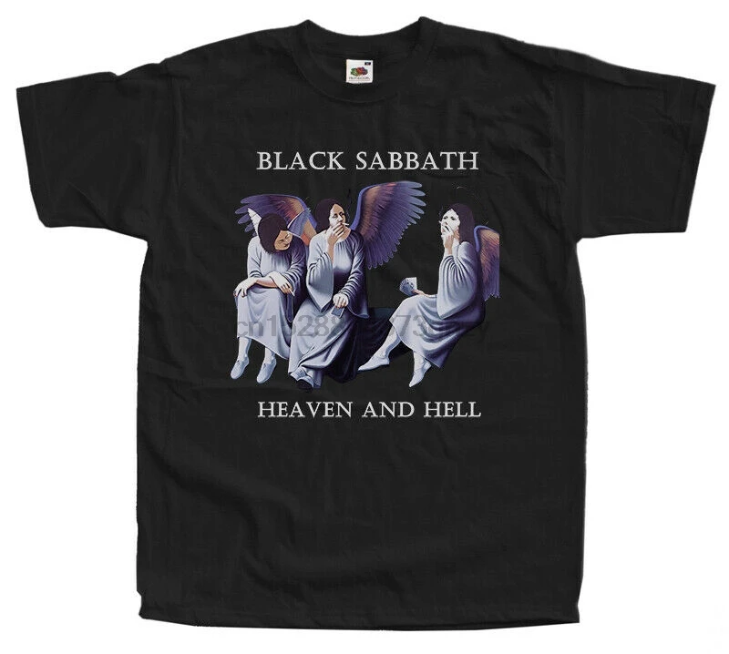 Black Sabbath Heaven And Hell 1980 черная футболка 100% хлопок мужская женская унисекс модная