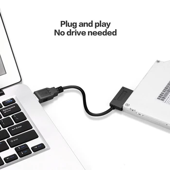 SATA To USB 3.0 13 Pin Data Cable Laptop Hard Drive Easy Install Notebook Computer Accessories Converter Portable Adapter
SATA To USB 3.0 13 Pin Data Cable Laptop Hard Drive Easy Install Notebook Computer Accessories Converter Portable Adapter