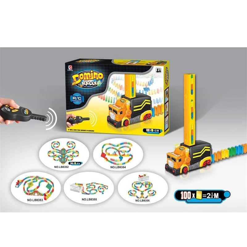 Electric Lights Remote Control Domino Game Dominoes Train Arch Bridge Case Infant Children Building Plastic Toy
Electric Lights Remote Control Domino Game Dominoes Train Arch Bridge Case Infant Children Building Plastic Toy