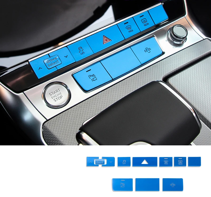 Aluminum Alloy Central Control Button Patch Electronic Handbrake Button Trim Sticker Frame Cover For Audi A6L 2019 Car Interior
Aluminum Alloy Central Control Button Patch Electronic Handbrake Button Trim Sticker Frame Cover For Audi A6L 2019 Car Interior
