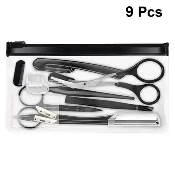 9Pcs Stainless Steel Eyebrow Razor Foldable Eyebrow Trimming Set Eyebrow Comb Eyebrow Tweezers Eyebrow Shaper Makeup Tools
9Pcs Stainless Steel Eyebrow Razor Foldable Eyebrow Trimming Set Eyebrow Comb Eyebrow Tweezers Eyebrow Shaper Makeup Tools
