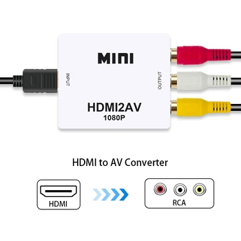 Hdmi To Rca HDMI TO AV Scaler Adapter HD Video Converter Box 1080P HDMI2AV Support NTSC PAL
Hdmi To Rca HDMI TO AV Scaler Adapter HD Video Converter Box 1080P HDMI2AV Support NTSC PAL