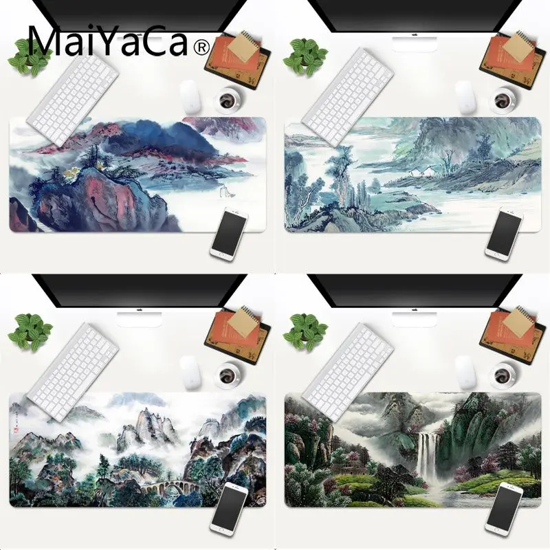 Chinese Landscape Lock Edge Speed Control Laptop Keyboard Mat Gaming Mouse Pad Large Deak Mat 700x300mm for overwatch/cs go
Chinese Landscape Lock Edge Speed Control Laptop Keyboard Mat Gaming Mouse Pad Large Deak Mat 700x300mm for overwatch/cs go